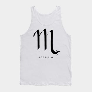 SCORPIO KIROVAIR ASTROLOGICAL SIGNS #SCORPIO #astrology #kirovair #symbol #minimalism #horoscope #scorpion #home #decor Tank Top